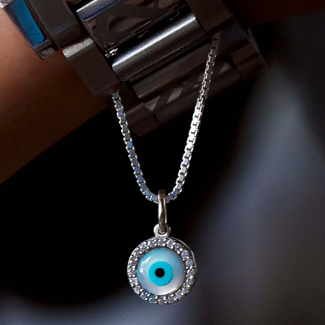 Blue Evil Eye Watch Charm